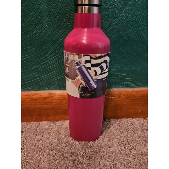 New Corkcicle 16 oz Pink Canteen - Picture 3 of 3